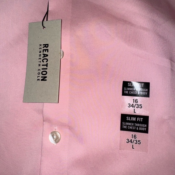 NWT Kenneth Cole Reaction button down slim fit - Picture 2 of 3